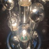 Planet Table Lamp Large Sphere from the German Space Age Mid-Century by Doria Leuchten, 1970s