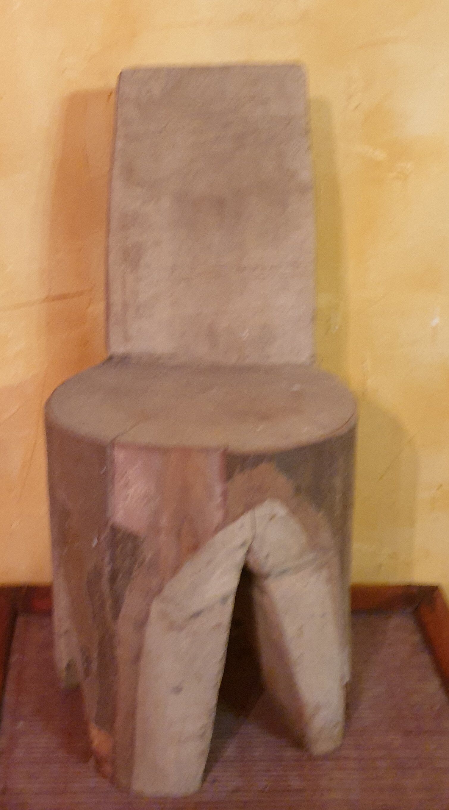 Small brutalist chair