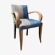 Fully restored bridge armchair