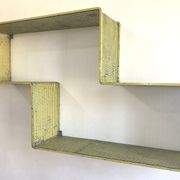 "Dedal" shelf by Mathieu Matégot / vintage 1950 / Yellow