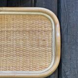 Rattan top and medium-sized canning