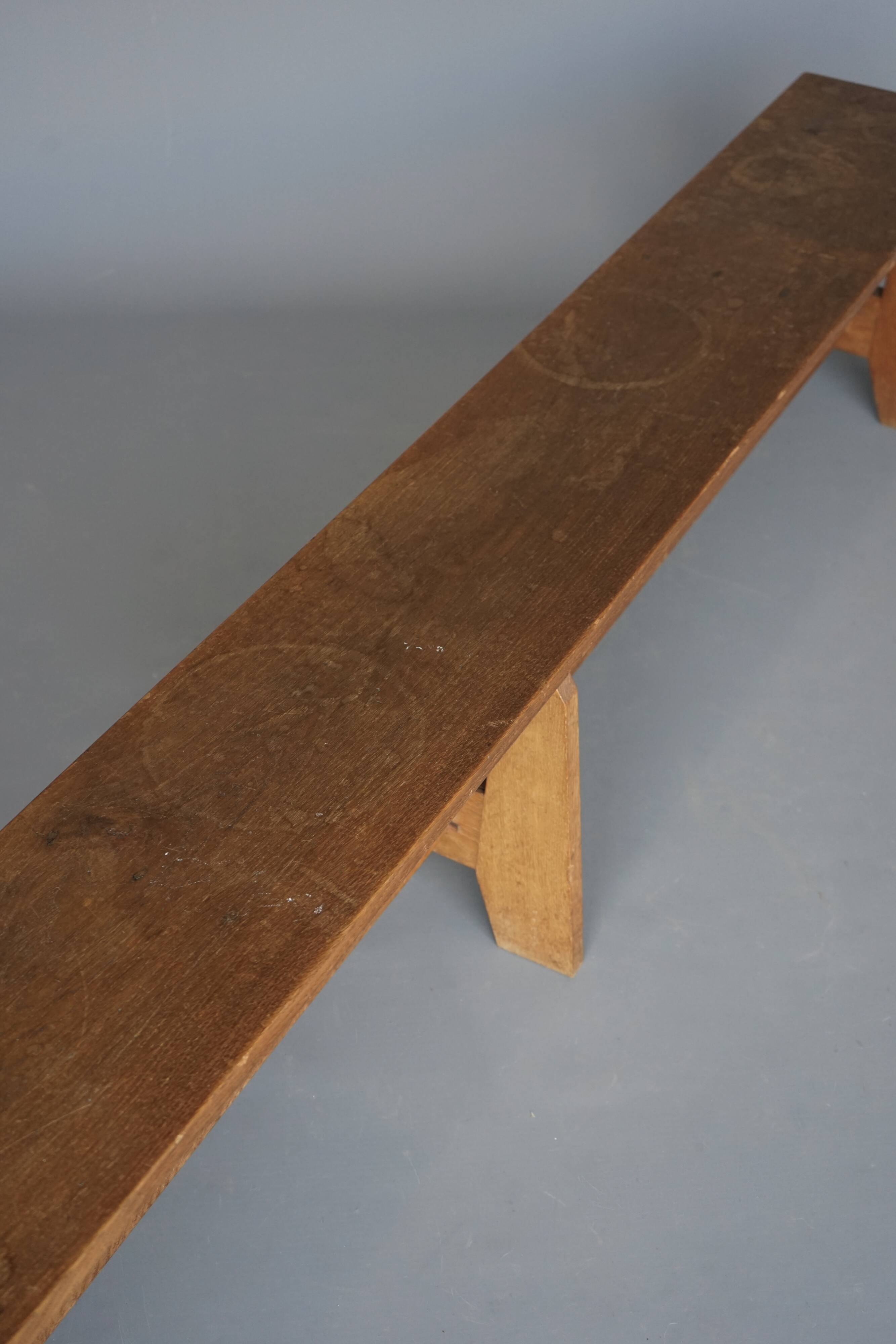 Dutch midcentury Bossche School long Bench