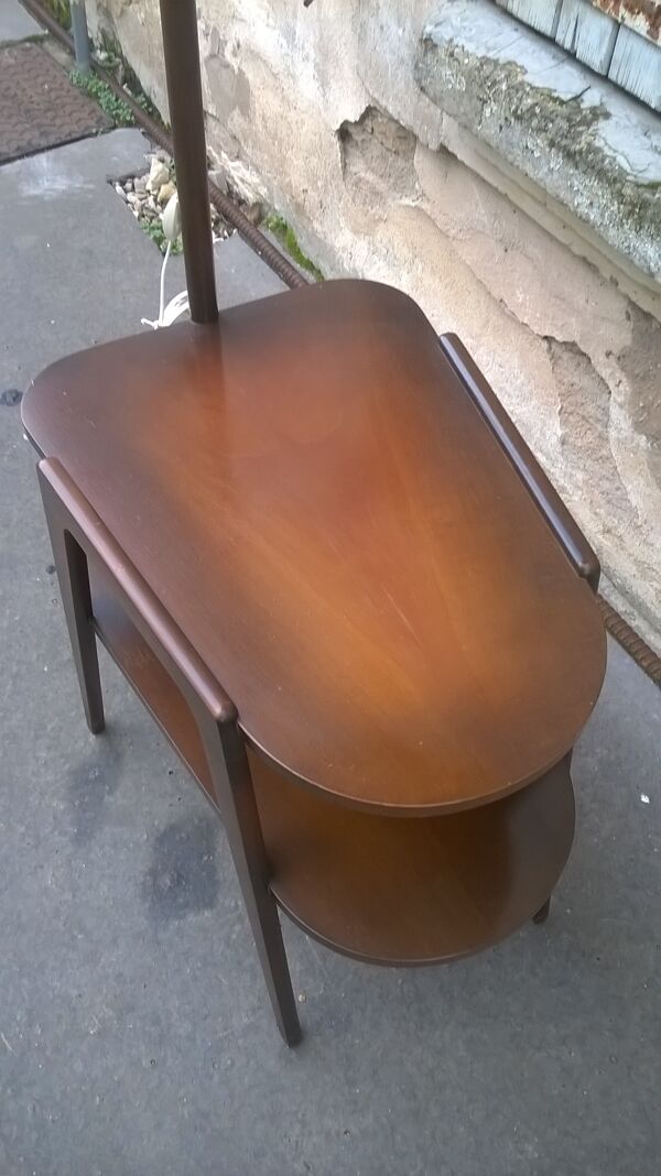 Lampadaire table d'appoint 1960