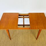 Vintage Scandinavian teak dining table 1960