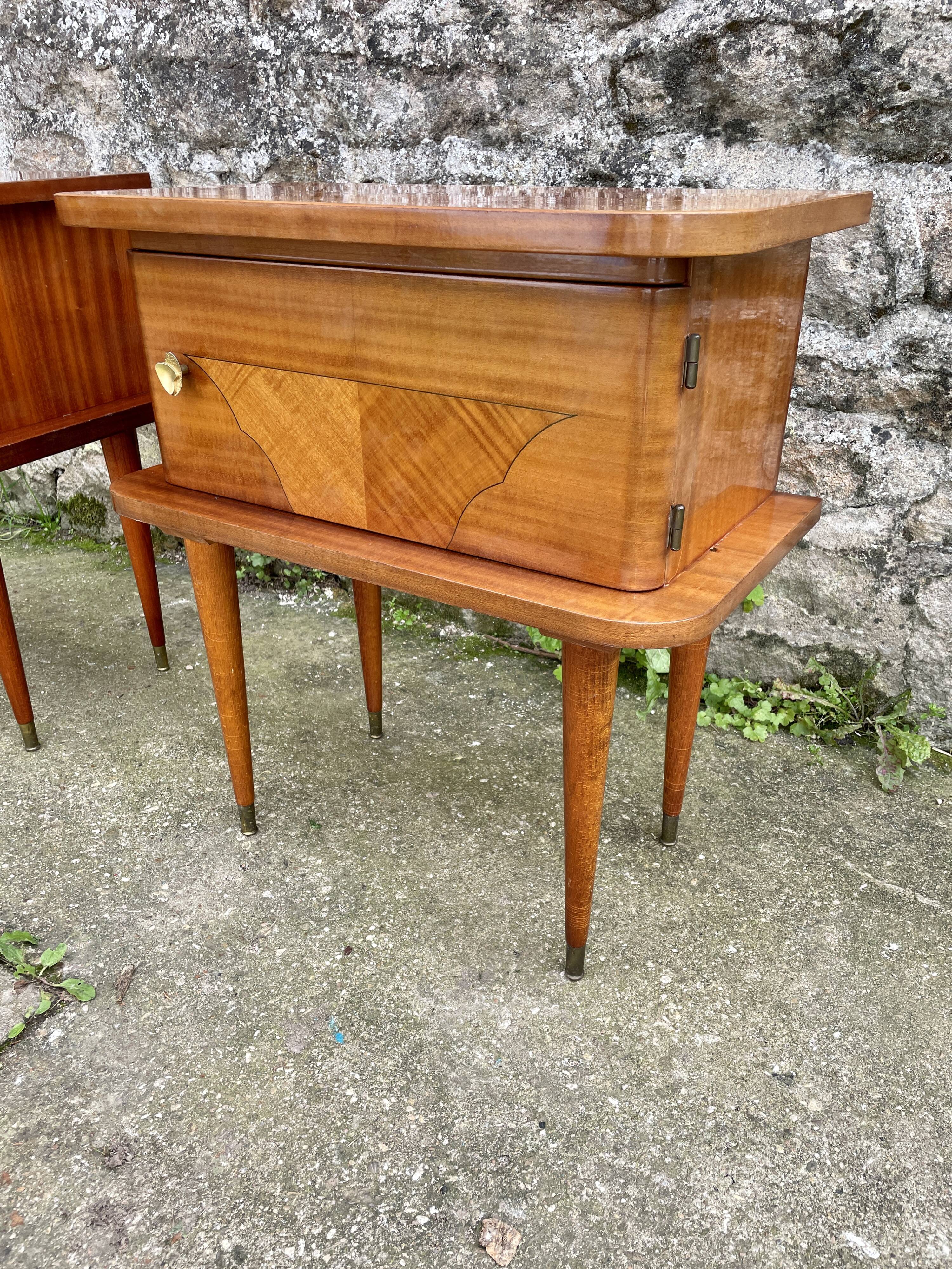Pair of 1960 bedside tables