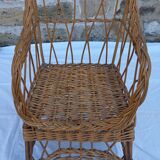 Rattan armchair for children