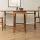 Victorian gateleg dining table, circa 1890