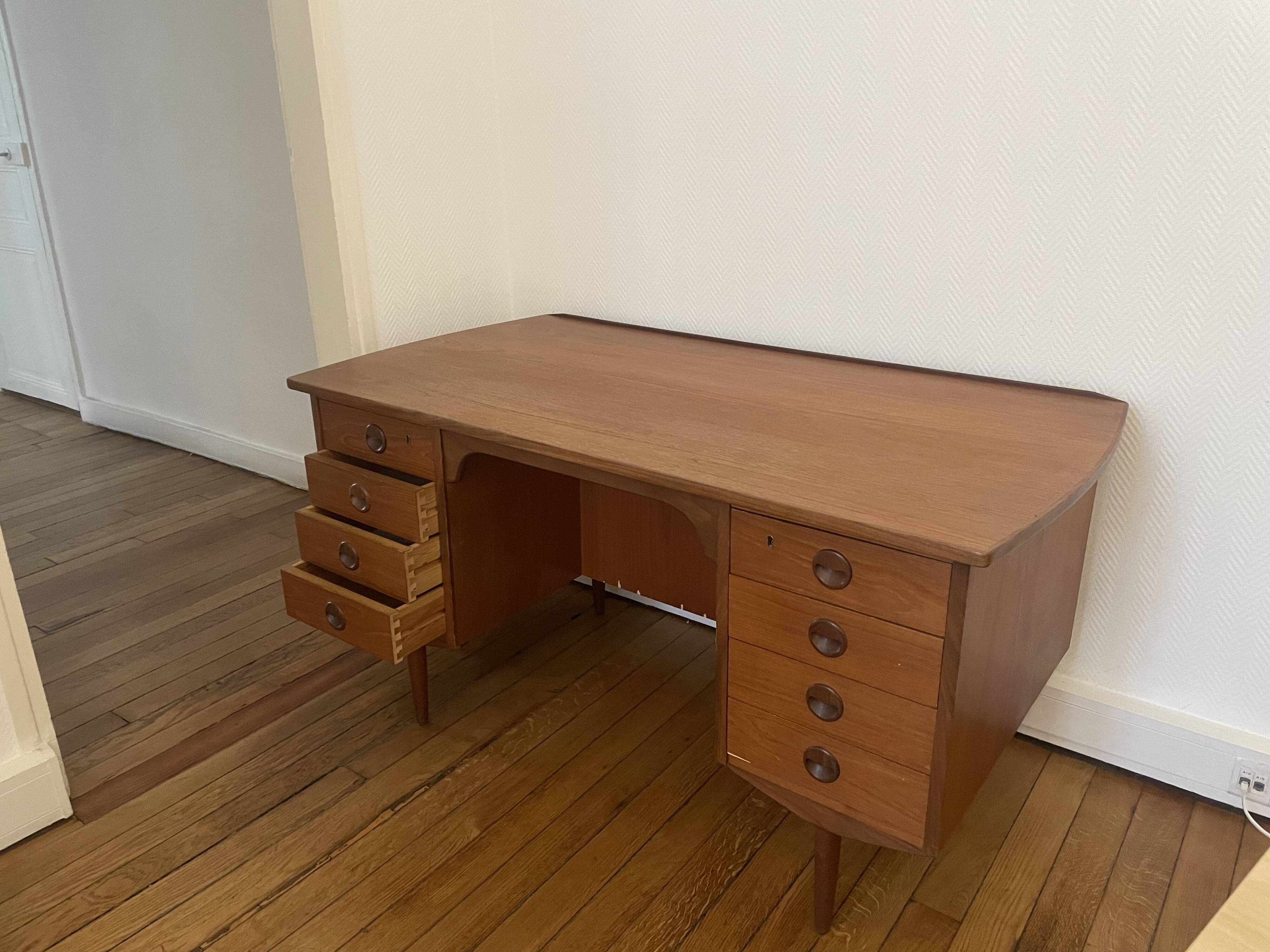 Vintage teak desk
