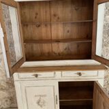 Old pine sideboard, stained