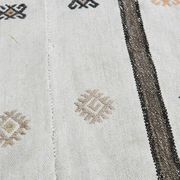 Flat vintage kilim hallway rug