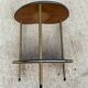 Double-top bedside table in golden rosewood