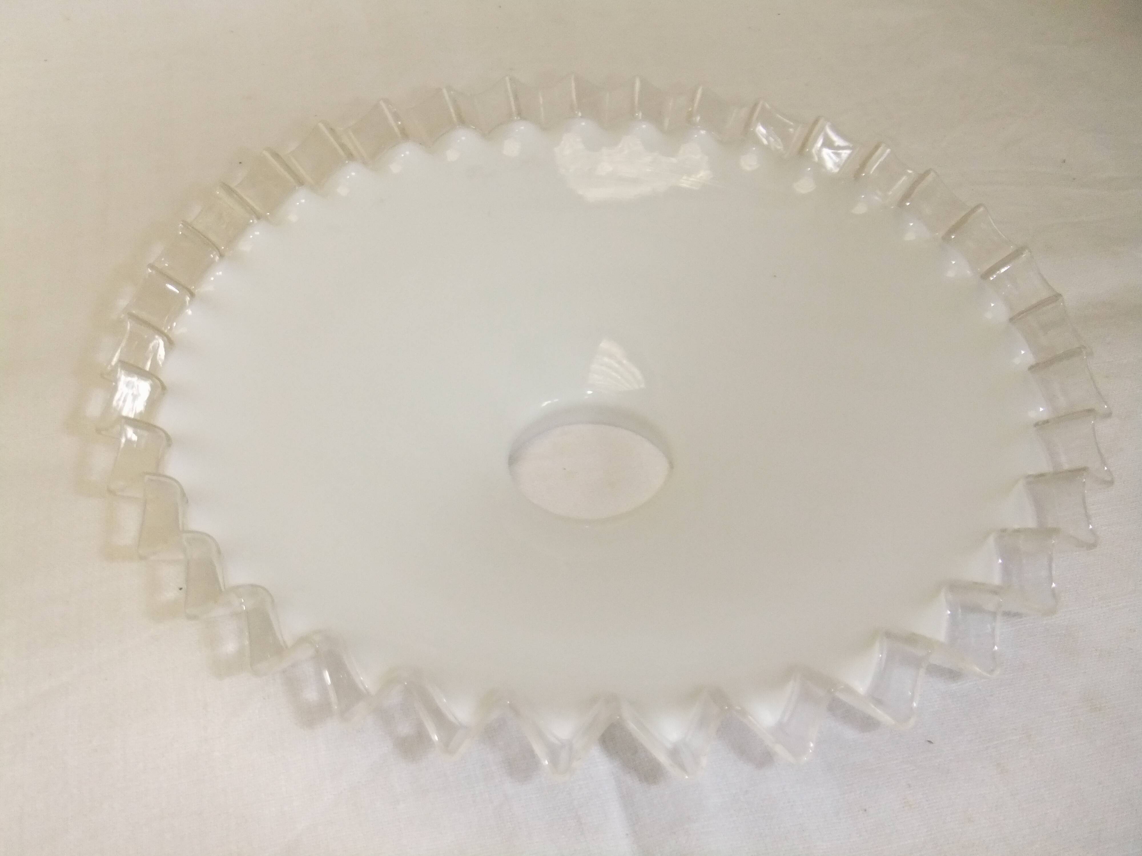 Opaline mount drop speckled lace lampshade pendant chandelier lamp tu