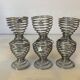 Six spiral egg cups
