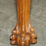 Writing desk in pollard oak from around 1800 with claw and ball carved legs.
