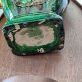 Vase sancai à anse décor éléphant