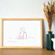 Illustration A4 naiade no. 5/8 bretagne baigneuse mer