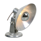 Lampe de table réglable en aluminium du milieu du siècle, années 50