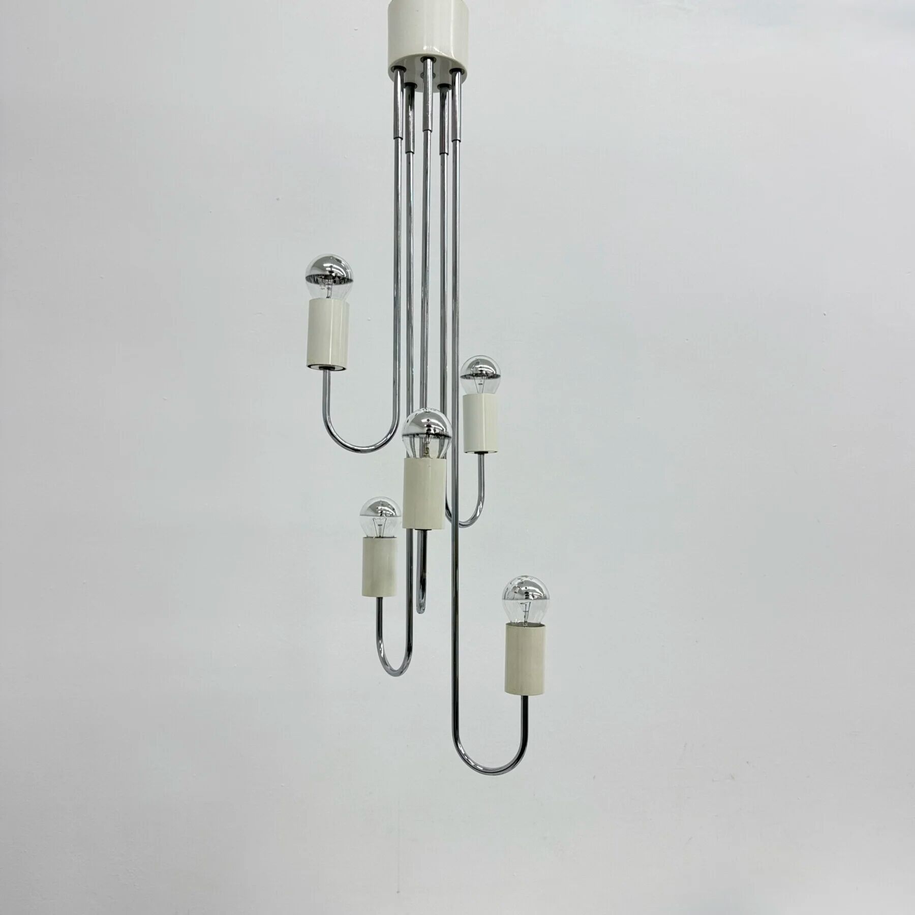 Suspension du milieu du siècle par Gaetano Sciolari, années 1970, Italie