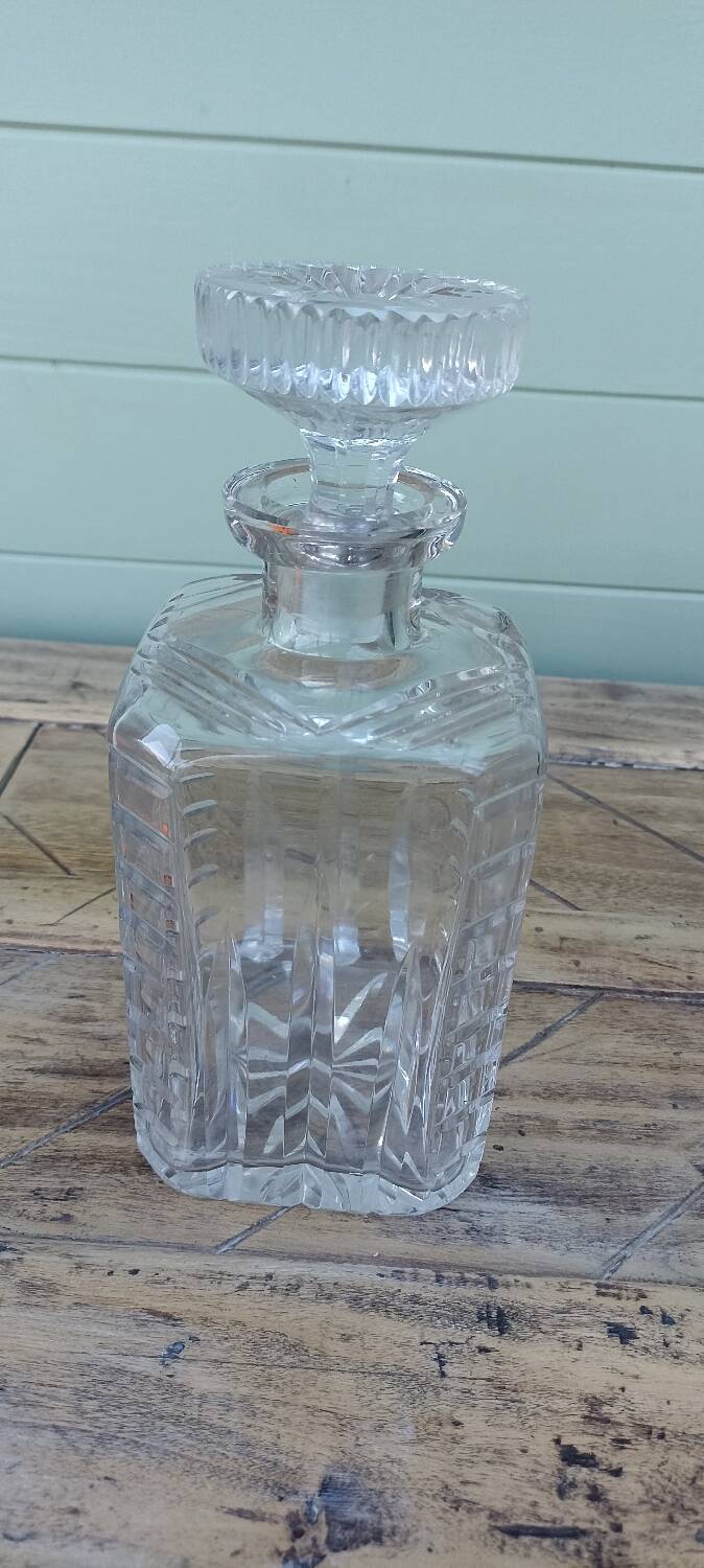 Crystal whisky carafe