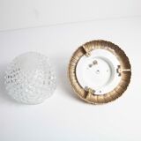Ceiling lamp Crystal and bronze