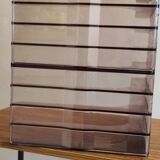 Side table for plexiglass vinyl storage