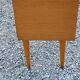 Vintage bedside table of the 50s in blond oak bobbin feet