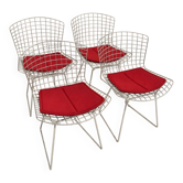 Chaises WIRE par HARRY BERTOIA pour KNOLL INT.