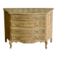 Louis XV provincial commode in solid oak – marquetry top