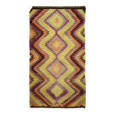 Kilim Vintage Turc Coloré 163x298 cm Tissé Main Esprit Bohème