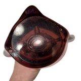 Glass vase, designed by M. Klinger, Železny Brod Sklo, Czechoslovakia, 1960s.