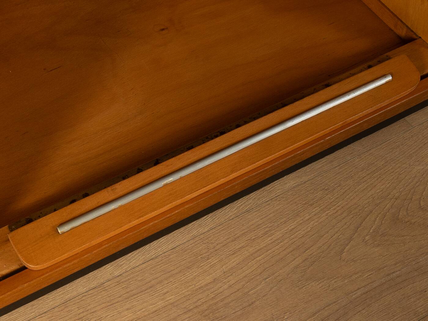 Very rare functional mid-century desk, 1960s, solid wood, Germany