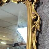 Console Vénitienne et miroir  style Louis XV baroque en bois doré