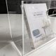 Plexiglass magazine rack by David Lange