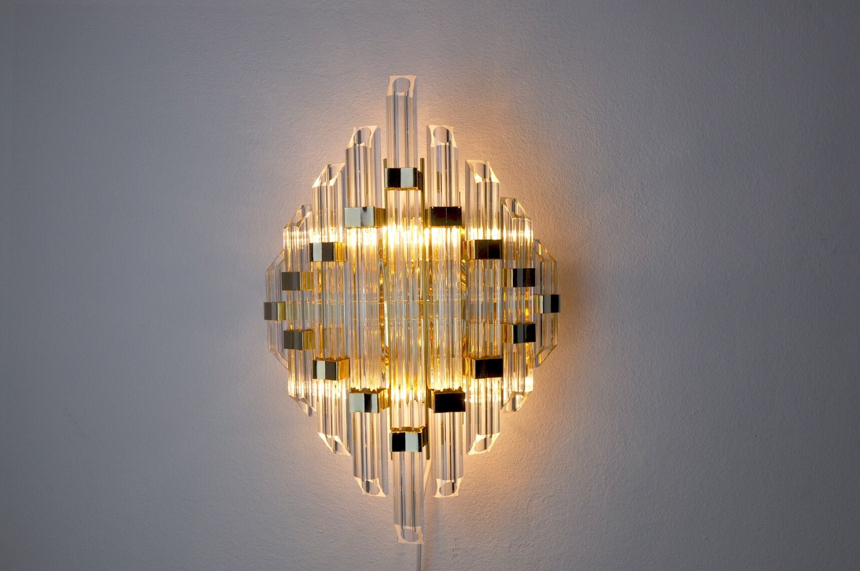 Triedi Murano sconce, Italy 1970