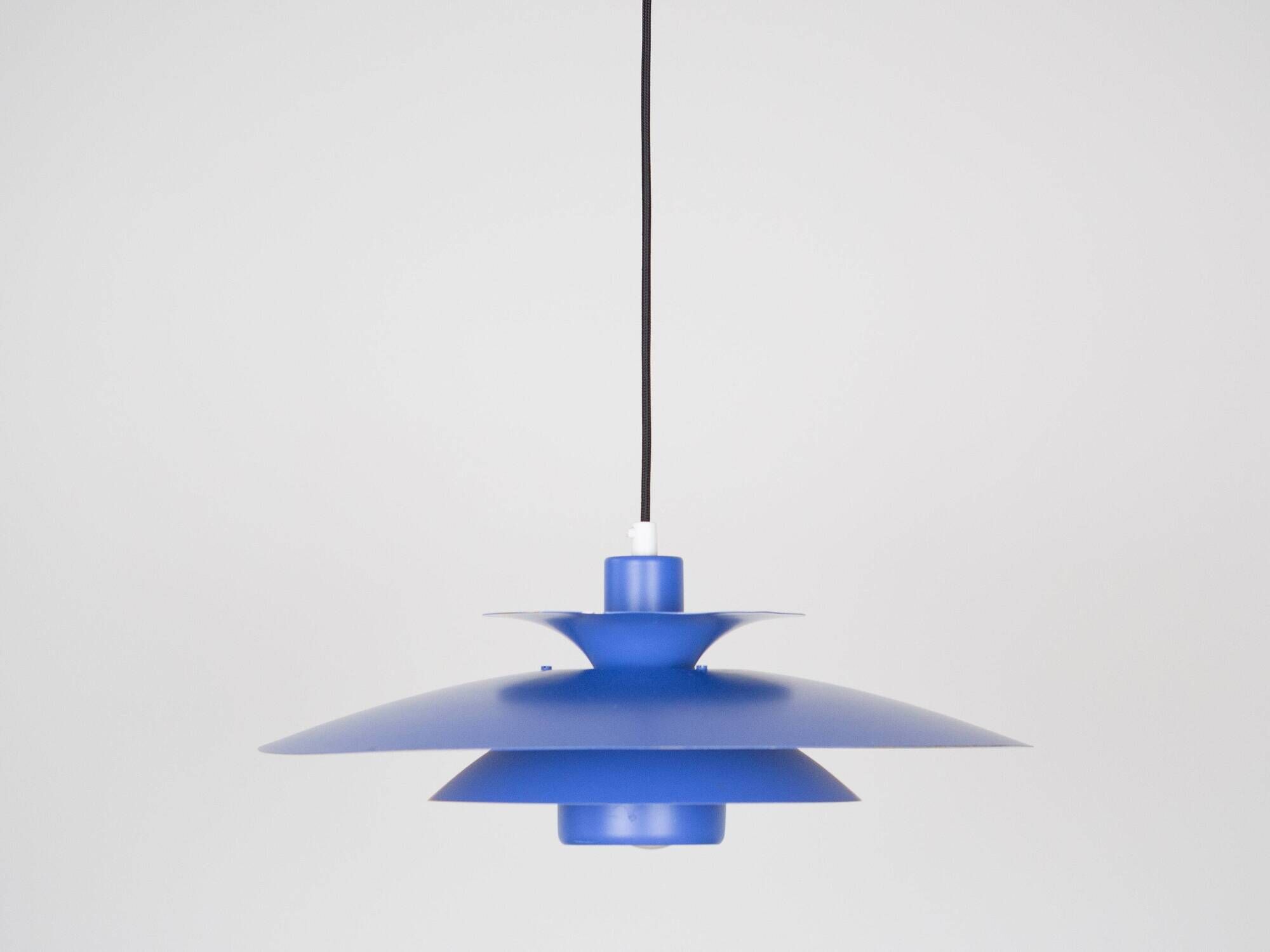 Danish vintage pendant lamp Donau by Kurt Wiborg, Jeka, 1980s