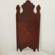 Miroir vintage années 80 de style mauresque peint à la main