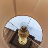 Golden metal lamp