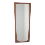 Danish mirror with teak edge, large size, 1960s