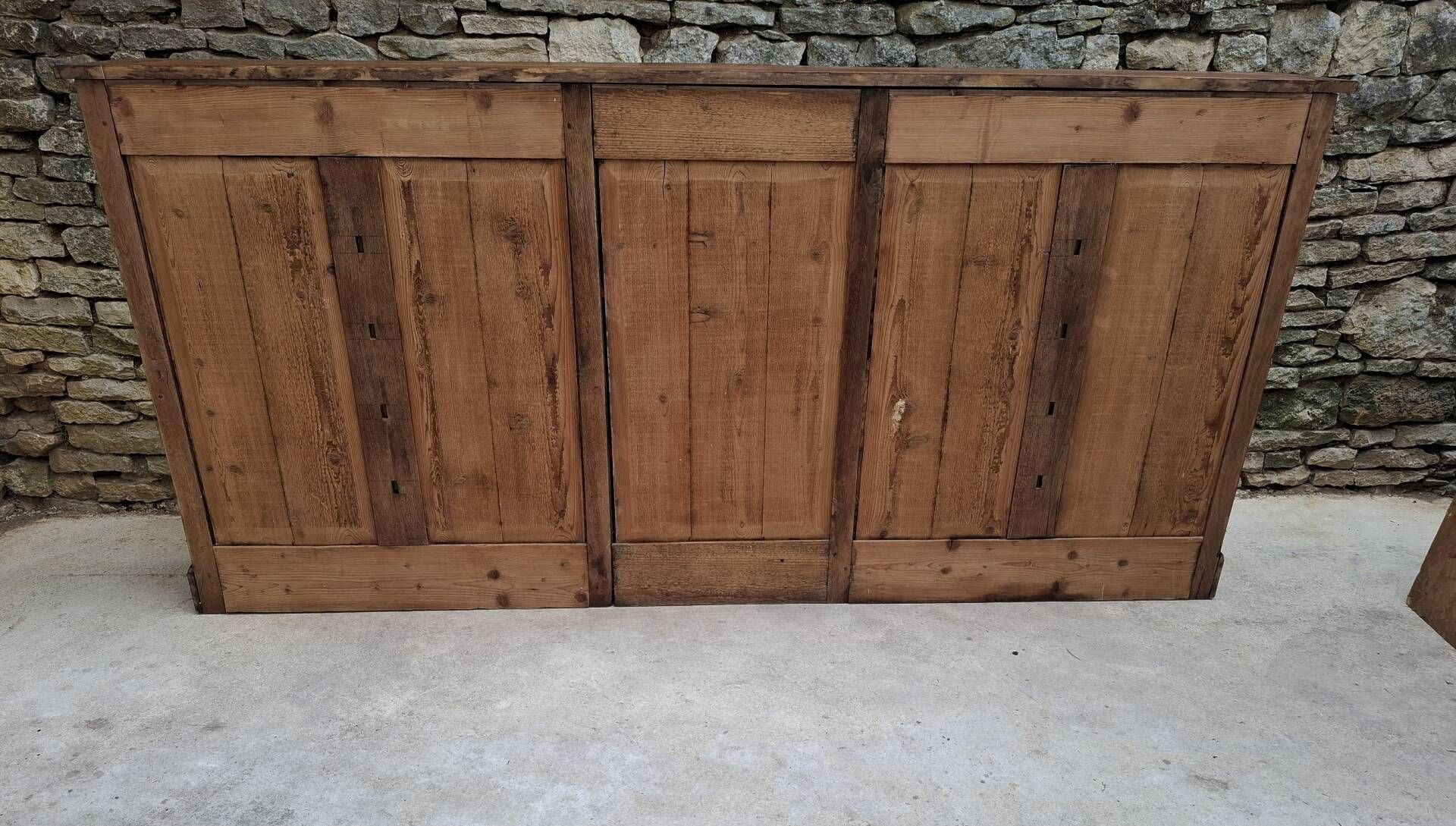 Oak display cabinet 237 cm