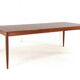 XL extendable rectangular dining table in teak by H.W. Klein for Bramin
