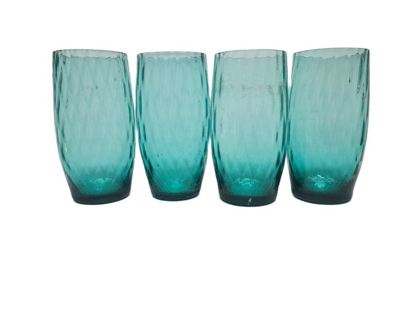 Vintage cocktail glasses by Sarnecki for Krosno Glassworks, Poland, 1970s, set of 4