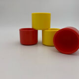 4 vintage egg cups, Sitap France, 1970s