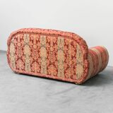 Divano due posti in tessuto broccato anni ’50 vintage