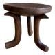 Tabouret tripode éthiopien en bois, ethnie Jimma, Début XXe