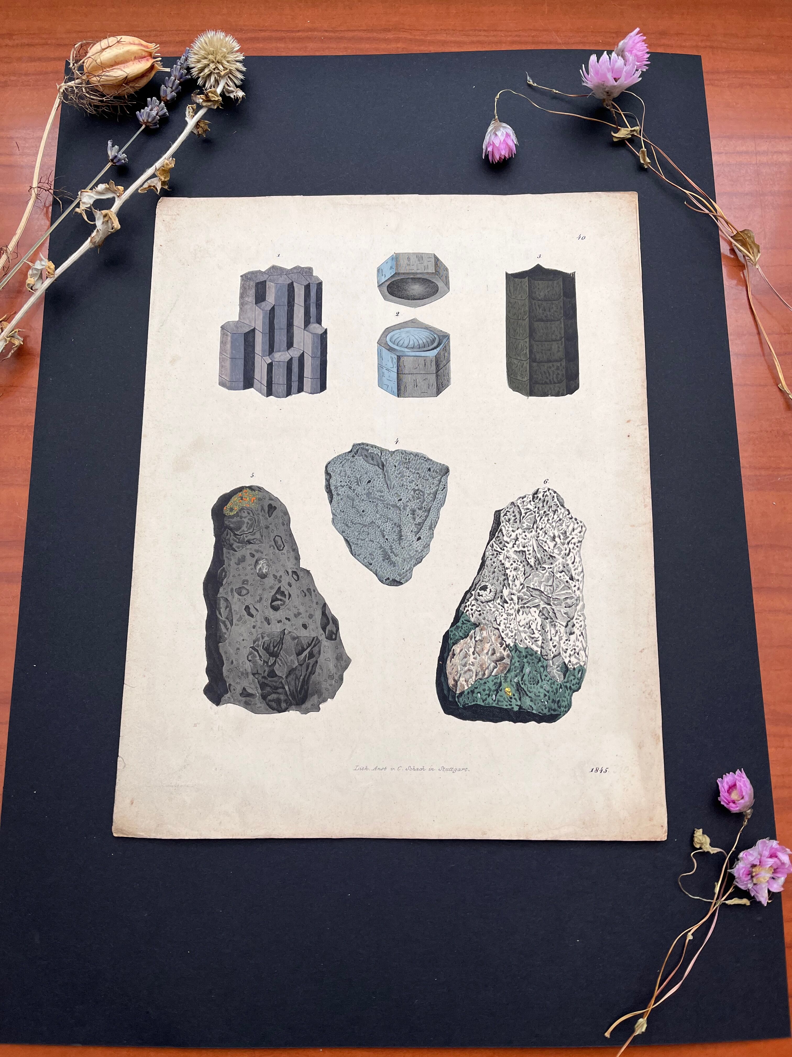 Mineral poster (lithograph)