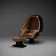 Fauteuil stéréo original Lee West « Alpha », États-Unis, 1968