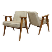 Paire de fauteuils et un motif à chevrons rustique design Chierovsky