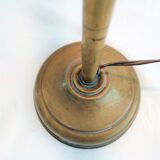 Brass hat lamp with 3 cabochons called "Parisian"