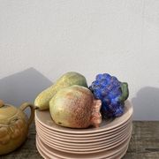 Vintage ceramic faux fruits / vintage centerpieces from the 1990s