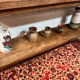 Ancienne console d’atelier en chêne